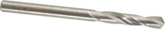 M.A. Ford - 4.0005mm 118° Spiral Flute Solid Carbide Screw Machine Drill Bit - Bright Finish, Right Hand Cut, 22mm Flute Length, 55mm OAL, Faceted Point, Straight Shank - Apex Tool & Supply