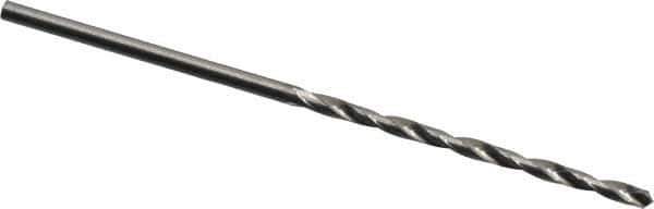 M.A. Ford - 3/64" 118° Solid Carbide Jobber Drill - Bright Finish, Right Hand Cut, Spiral Flute, Straight Shank, 1-1/2" OAL, Faceted Point - Apex Tool & Supply