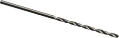 M.A. Ford - 3/64" 118° Solid Carbide Jobber Drill - Bright Finish, Right Hand Cut, Spiral Flute, Straight Shank, 1-1/2" OAL, Faceted Point - Apex Tool & Supply