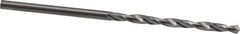 M.A. Ford - 1/16" 118° Solid Carbide Jobber Drill - Bright Finish, Right Hand Cut, Spiral Flute, Straight Shank, 1-1/2" OAL, Faceted Point - Apex Tool & Supply