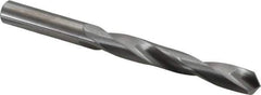 M.A. Ford - 25/64" 118° Solid Carbide Jobber Drill - Bright Finish, Right Hand Cut, Spiral Flute, Straight Shank, 4-1/2" OAL, Faceted Point - Apex Tool & Supply