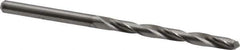 M.A. Ford - #31 118° Solid Carbide Jobber Drill - Bright Finish, Right Hand Cut, Spiral Flute, Straight Shank, 2-1/4" OAL, Faceted Point - Apex Tool & Supply