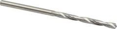 M.A. Ford - #40 118° Solid Carbide Jobber Drill - Bright Finish, Right Hand Cut, Spiral Flute, Straight Shank, 2" OAL, Faceted Point - Apex Tool & Supply