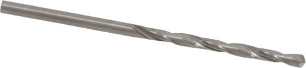 M.A. Ford - #48 118° Solid Carbide Jobber Drill - Bright Finish, Right Hand Cut, Spiral Flute, Straight Shank, 1-3/4" OAL, Faceted Point - Apex Tool & Supply
