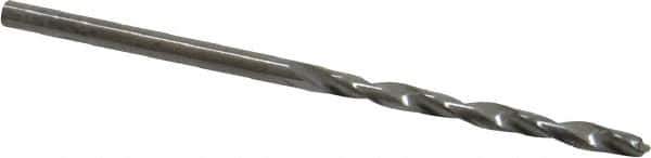 M.A. Ford - #49 118° Solid Carbide Jobber Drill - Bright Finish, Right Hand Cut, Spiral Flute, Straight Shank, 1-3/4" OAL, Faceted Point - Apex Tool & Supply