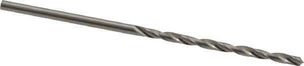 M.A. Ford - #55 118° Solid Carbide Jobber Drill - Bright Finish, Right Hand Cut, Spiral Flute, Straight Shank, 1-1/2" OAL, Faceted Point - Apex Tool & Supply