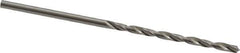 M.A. Ford - #55 118° Solid Carbide Jobber Drill - Bright Finish, Right Hand Cut, Spiral Flute, Straight Shank, 1-1/2" OAL, Faceted Point - Apex Tool & Supply