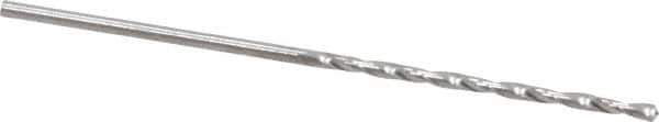 M.A. Ford - #59 118° Solid Carbide Jobber Drill - Bright Finish, Right Hand Cut, Spiral Flute, Straight Shank, 1-1/2" OAL, Faceted Point - Apex Tool & Supply