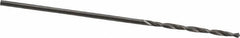 M.A. Ford - #63 118° Solid Carbide Jobber Drill - Bright Finish, Right Hand Cut, Spiral Flute, Straight Shank, 1-1/2" OAL, Faceted Point - Apex Tool & Supply