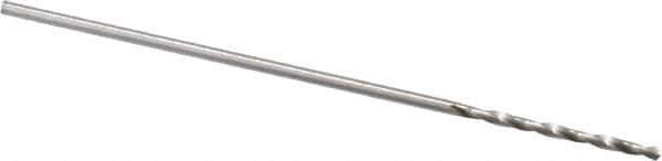 M.A. Ford - #66 118° Solid Carbide Jobber Drill - Bright Finish, Right Hand Cut, Spiral Flute, Straight Shank, 1-1/2" OAL, Faceted Point - Apex Tool & Supply