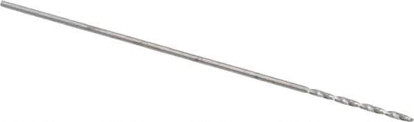 M.A. Ford - #72 118° Solid Carbide Jobber Drill - Bright Finish, Right Hand Cut, Spiral Flute, Straight Shank, 1-1/2" OAL, Faceted Point - Apex Tool & Supply