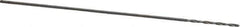 M.A. Ford - #75 118° Solid Carbide Jobber Drill - Bright Finish, Right Hand Cut, Spiral Flute, Straight Shank, 1-1/2" OAL, Faceted Point - Apex Tool & Supply