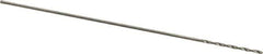 M.A. Ford - #77 118° Solid Carbide Jobber Drill - Bright Finish, Right Hand Cut, Spiral Flute, Straight Shank, 1-1/2" OAL, Faceted Point - Apex Tool & Supply