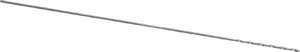 M.A. Ford - #80 118° Solid Carbide Jobber Drill - Bright Finish, Right Hand Cut, Spiral Flute, Straight Shank, 1-1/2" OAL, Faceted Point - Apex Tool & Supply