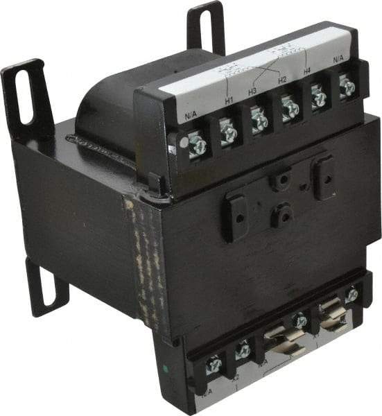 Eaton Cutler-Hammer - 1 Phase, 0.5 kVA, Control Transformer - 2 Input, 1 Output Winding, 50/60 Hz, 5-1/2 Inch Deep x 4-3/4 Inch High, 131°F Temp Rise - Apex Tool & Supply