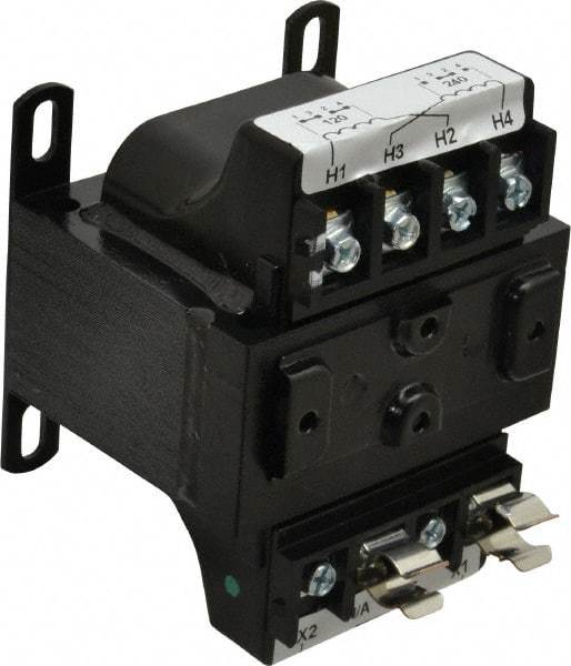 Eaton Cutler-Hammer - 1 Phase, 0.08 kVA, Control Transformer - 2 Input, 1 Output Winding, 50/60 Hz, 3-1/2 Inch Deep x 2-9/16 Inch High, 131°F Temp Rise - Apex Tool & Supply