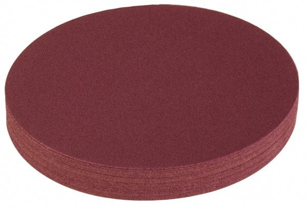 Superior Abrasives - 14" Diam, 120 Grit Aluminum Oxide Adhesive PSA Disc - Apex Tool & Supply