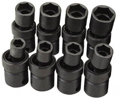 SK - 3/8" Drive 5/8" Standard Universal Impact Socket - 6 Points, 2-21/64" OAL - Apex Tool & Supply