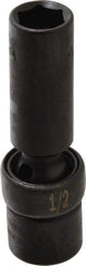 SK - 3/8" Drive 1/2" Deep Universal Impact Socket - 6 Points, 3-9/64" OAL - Apex Tool & Supply