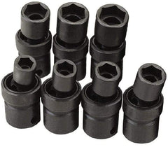 SK - 3/8" Drive 16mm Standard Universal Impact Socket - 6 Points, 2-21/64" OAL - Apex Tool & Supply
