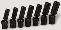 SK - 3/8" Drive 13mm Deep Universal Impact Socket - 6 Points, 3-9/64" OAL - Apex Tool & Supply