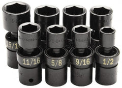 SK - 1/2" Drive 13/16" Standard Universal Impact Socket - Apex Tool & Supply