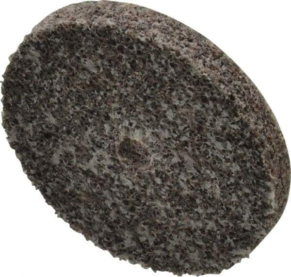 3M - 2" Diam, 1/4" Face Width, 1/4" Center Hole, Coarse Grade, Aluminum Oxide Deburring Wheel - Unitized, Hard Density 7 Grade, 22,100 RPM - Apex Tool & Supply