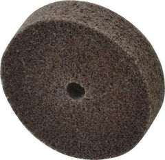 3M - 2" Diam, 1/2" Face Width, 1/4" Center Hole, Medium Grade, Aluminum Oxide Deburring Wheel - Unitized, Hard Density 7 Grade, 22,100 RPM - Apex Tool & Supply