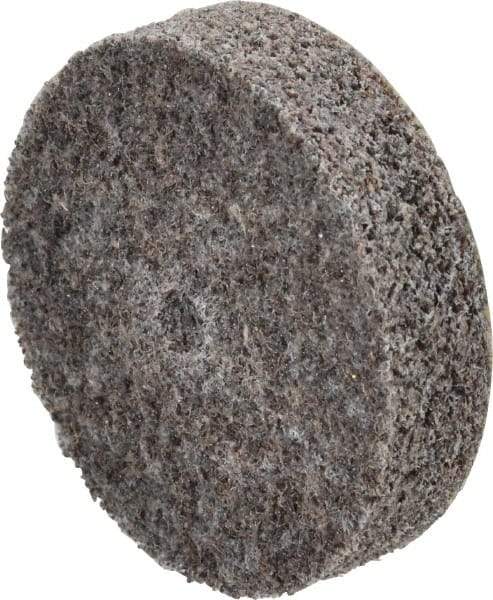 3M - 2" Diam, 1/2" Face Width, 1/4" Center Hole, Coarse Grade, Aluminum Oxide Deburring Wheel - Unitized, Hard Density 7 Grade, 22,100 RPM - Apex Tool & Supply