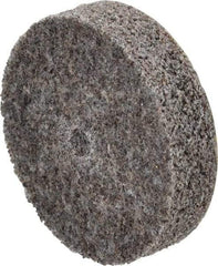 3M - 2" Diam, 1/2" Face Width, 1/4" Center Hole, Coarse Grade, Aluminum Oxide Deburring Wheel - Unitized, Hard Density 7 Grade, 22,100 RPM - Apex Tool & Supply