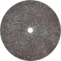 3M - 3" Diam, 1/8" Face Width, 1/4" Center Hole, Medium Grade, Aluminum Oxide Deburring Wheel - Unitized, Hard Density 7 Grade, 18,100 RPM - Apex Tool & Supply