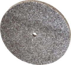3M - 4" Diam, 1/4" Face Width, 1/4" Center Hole, Coarse Grade, Aluminum Oxide Deburring Wheel - Unitized, Hard Density 7 Grade, 12,100 RPM - Apex Tool & Supply