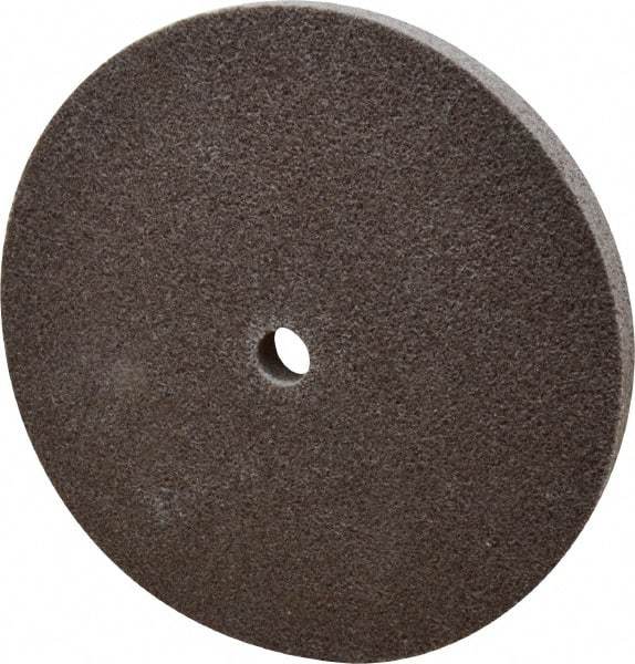 3M - 6" Diam, 1/2" Face Width, 1/2" Center Hole, Fine Grade, Aluminum Oxide Deburring Wheel - Unitized, Medium Density 5 Grade, 7,500 RPM - Apex Tool & Supply