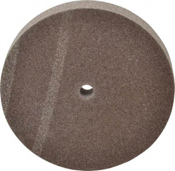 3M - 6" Diam, 1" Face Width, 1/2" Center Hole, Fine Grade, Aluminum Oxide Deburring Wheel - Unitized, Medium Density 5 Grade, 7,500 RPM - Apex Tool & Supply