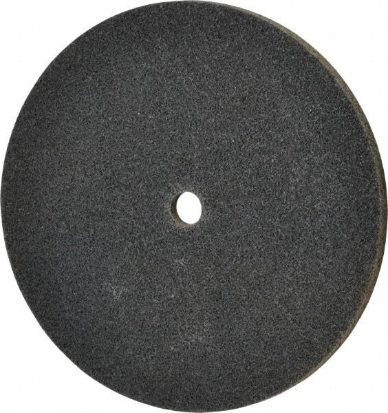 3M - 6" Diam, 1/4" Face Width, 1/2" Center Hole, Fine Grade, Silicon Carbide Deburring Wheel - Unitized, Medium Density 5 Grade, 7,500 RPM - Apex Tool & Supply