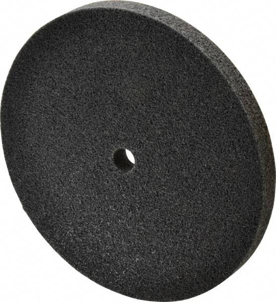 3M - 6" Diam, 1/2" Face Width, 1/2" Center Hole, Fine Grade, Silicon Carbide Deburring Wheel - Unitized, Soft Density 3 Grade, 6,000 RPM - Apex Tool & Supply