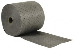Brady SPC Sorbents - 20 Gal Capacity per Package, Universal Roll - 150' Long x 15" Wide, Gray, Polypropylene - Apex Tool & Supply