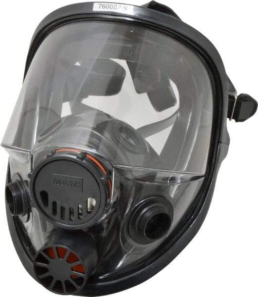 North - Series 7600, Size S Full Face Respirator - 5-Point Suspension, Threaded Connection - Apex Tool & Supply