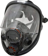 North - Series 7600, Size S Full Face Respirator - 5-Point Suspension, Threaded Connection - Apex Tool & Supply