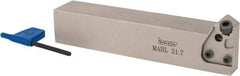 Iscar - MAH, External, Left Hand, Indexable Grooving Tool Holder - 1-1/4" Shank Height, 1-1/4" Shank Width, 167.64mm OAL - Apex Tool & Supply