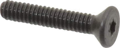 Value Collection - #2-56 UNC Hex Socket Drive, 82° Flat Screw - Alloy Steel, Black Oxide Finish, Fully Threaded, 1/2" OAL - Apex Tool & Supply