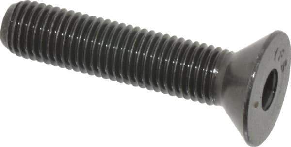 Value Collection - 5/16-24 UNF Hex Socket Drive, 82° Flat Screw - Alloy Steel, Black Oxide Finish, Fully Threaded, 1-1/2" OAL - Apex Tool & Supply