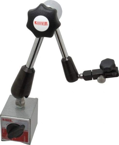 SPI - Rectangular Base, Indicator Transfer Stand - 12-1/8" High, 2-1/4" Base Length x 2" Base Width x 2-1/8" Base Height - Apex Tool & Supply