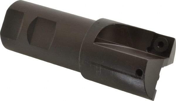 Kennametal - 1-1/2" Cut Diam, 11.94mm Max Depth of Cut, 1-1/4" Shank Diam, 4.03" OAL, Indexable Square Shoulder End Mill - SPEB 422 Inserts, Cylindrical Shank, 0° Lead Angle - Apex Tool & Supply