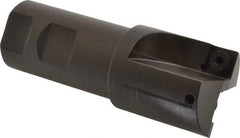 Kennametal - 1-1/2" Cut Diam, 11.94mm Max Depth of Cut, 1-1/4" Shank Diam, 4.03" OAL, Indexable Square Shoulder End Mill - SPEB 422 Inserts, Cylindrical Shank, 0° Lead Angle - Apex Tool & Supply