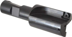Kennametal - 1-1/4" Cut Diam, 8.64mm Max Depth of Cut, 3/4" Shank Diam, 4" OAL, Indexable Square Shoulder Centercutting End Mill - SPEB 322 Inserts, Weldon Shank, 0° Lead Angle, Through Coolant - Apex Tool & Supply