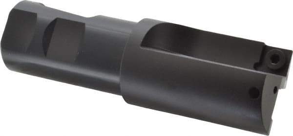 Kennametal - 1-1/2" Cut Diam, 11.94mm Max Depth of Cut, 1-1/4" Shank Diam, 4.78" OAL, Indexable Square Shoulder Centercutting End Mill - SPEB 422 Inserts, Weldon Shank, 0° Lead Angle, Through Coolant - Apex Tool & Supply