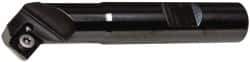 Kennametal - 45° Lead Angle, 0.897" Max Cut Diam, 0.46" Min Cut Diam, 4.96mm Max Depth of Cut, Indexable Chamfer and Angle End Mill - 1 Insert, SDEB 26152 Insert Style, 3" Overall Length, Straight Shank - Apex Tool & Supply