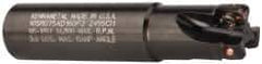 Kennametal - 3/4" Cut Diam, 0.357" Max Depth of Cut, 3/4" Shank Diam, 85.73mm OAL, Indexable Square Shoulder End Mill - AD.T 1035 Inserts, Weldon Shank, 0° Lead Angle, Through Coolant - Apex Tool & Supply