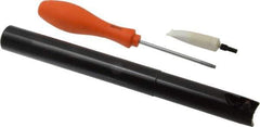 Kennametal - 1" Cut Diam, 18mm Max Depth of Cut, 1" Shank Diam, 254mm OAL, Indexable Square Shoulder End Mill - EC18.., EP18.. Inserts, Cylindrical Shank, 0° Lead Angle, Through Coolant - Apex Tool & Supply